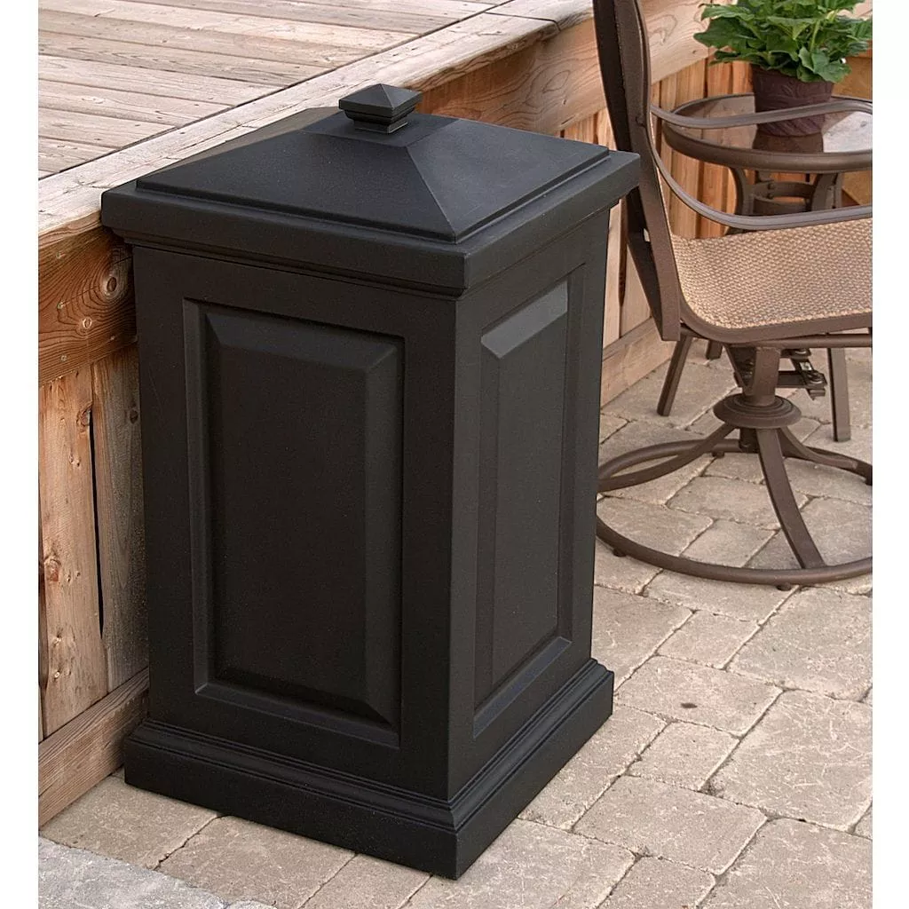 mayne-berkshire-storage-bin-in-black Mayne Berkshire Storage Bin in Black