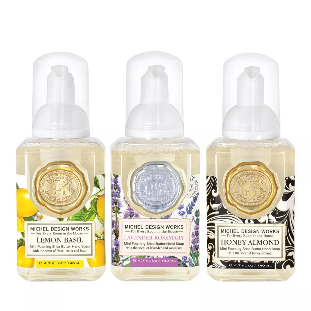 michel-design-mini-foaming-soap-set-classics Michel Design- Mini Foaming Soap Set - The Classics