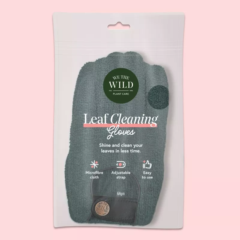 Microfiber Leaf Cleaning Gloves – Green