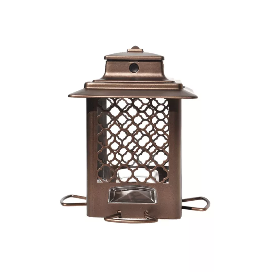 More Birds - Metal Hopper Bird Feeder