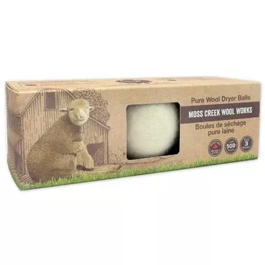 Moss Creek Wool Work- Pure Wool Dryer Balls