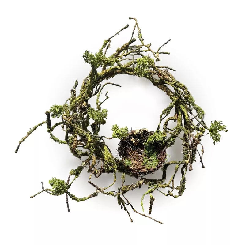 mossy-twig-wreath-with-birds-nest-12-d Mossy Twig Wreath with Birds Nest 12″D