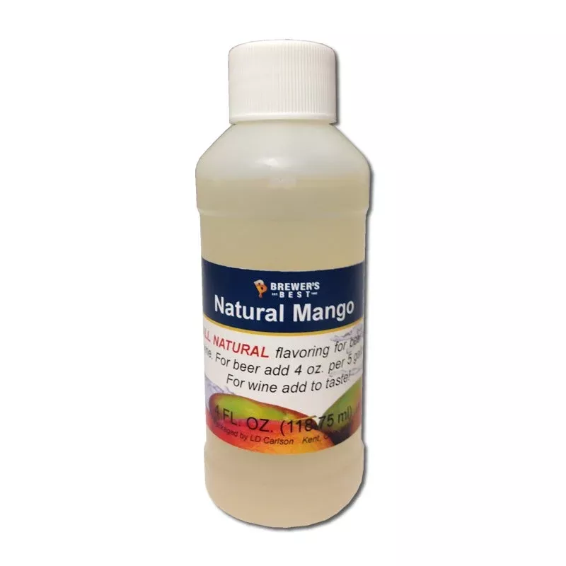 NATURAL MANGO FLAVORING EXTRACT 4 OZ