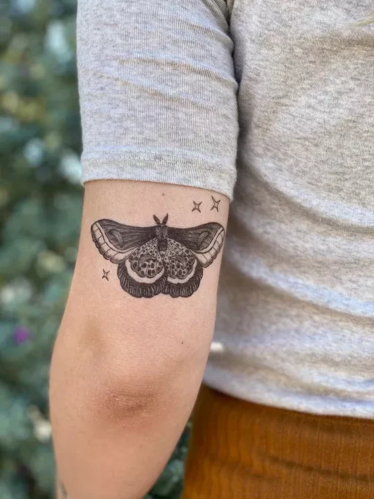 night-moth-by-naturetats Night Moth by NatureTats