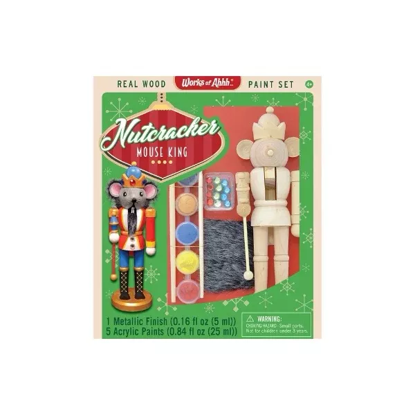 nutcracker-mouse-king-wood-paint-set Nutcracker Mouse King Wood Paint Set