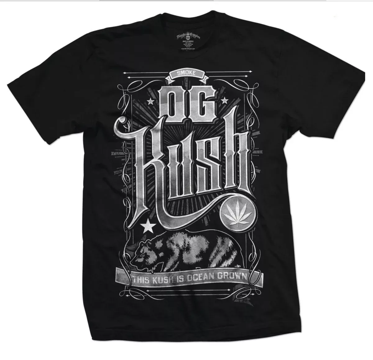 OG Kush Strain Seven Leaf T-Shirt LG