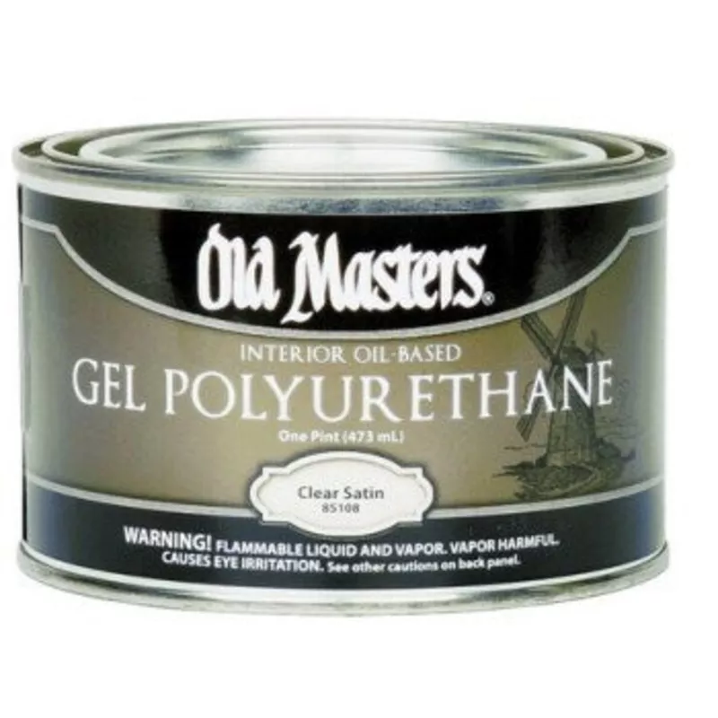 Old Masters 85108 Gel Polyurethane – 1 Pint ~ Clear