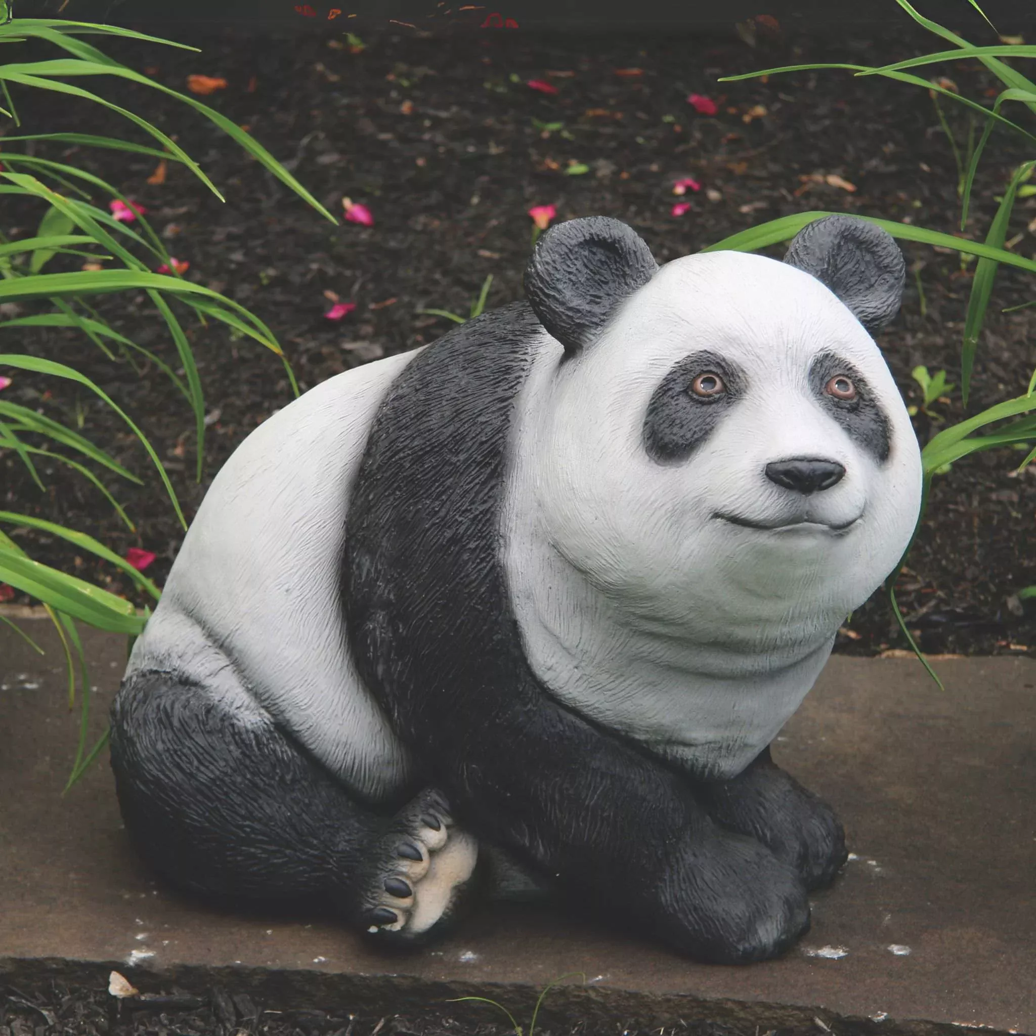 panda-bear-concrete-garden-statue-massarellis-2858 Panda Bear Concrete Garden Statue - Massarellis #2858