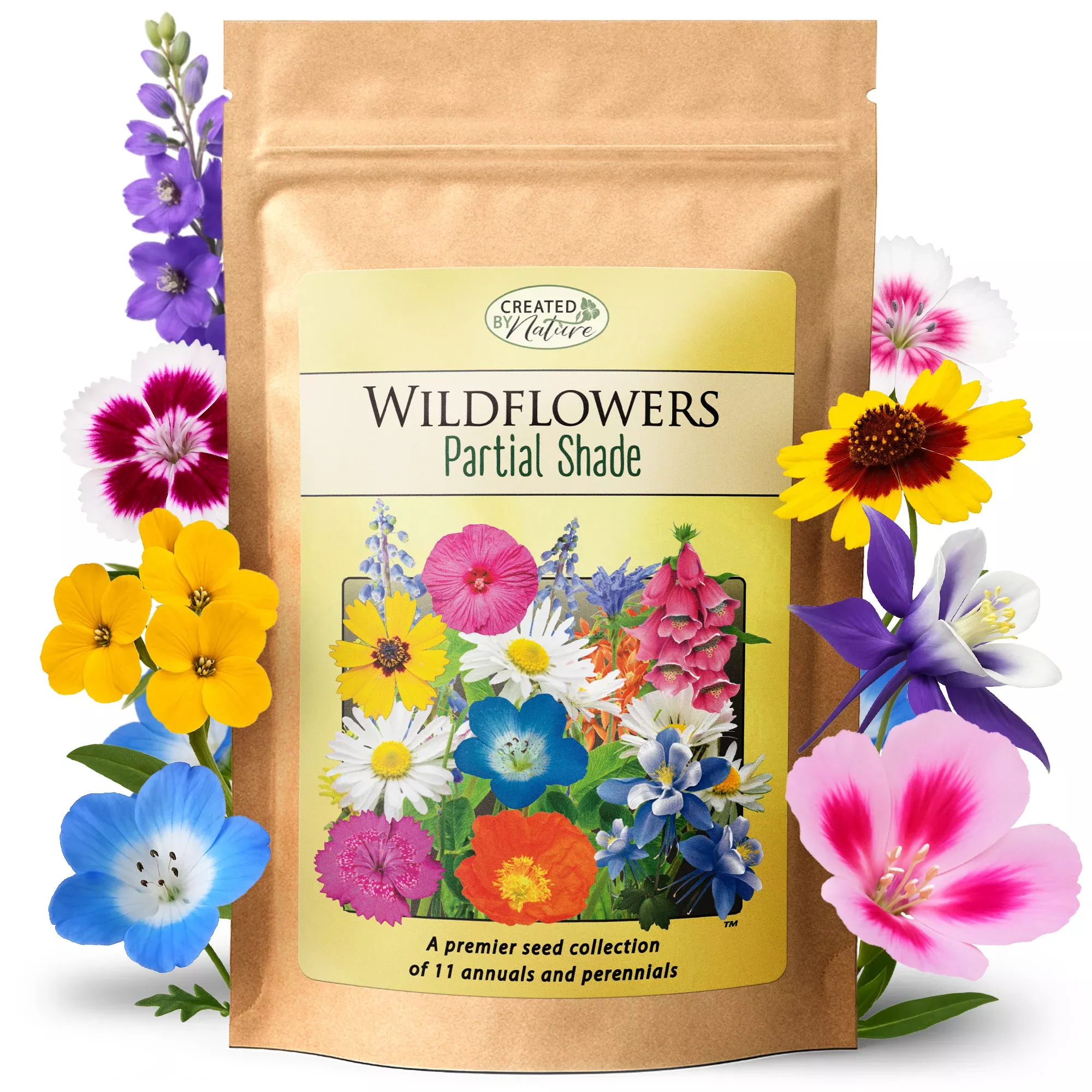 partial-shade-wildflower-seed-mix Partial Shade Wildflower Seed Mix
