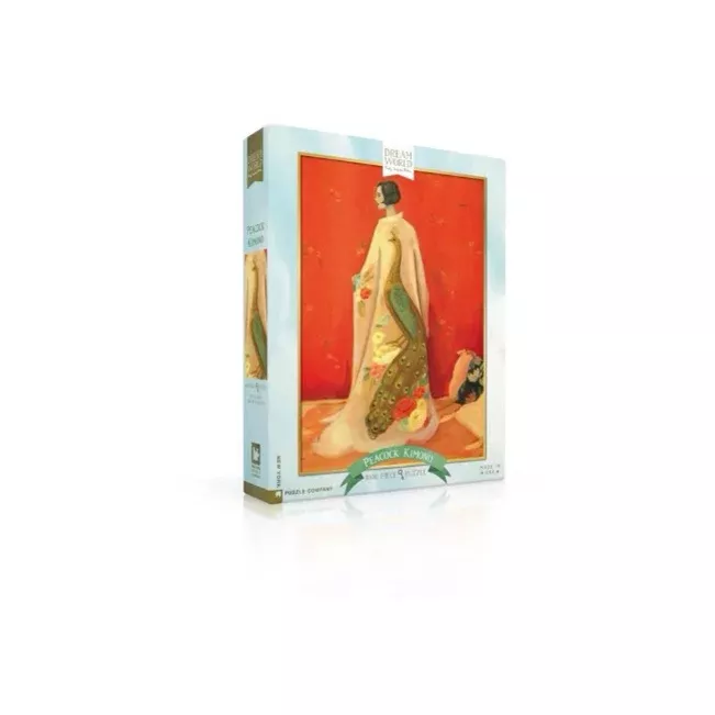 Peacock Kimono 1000 Piece Puzzle