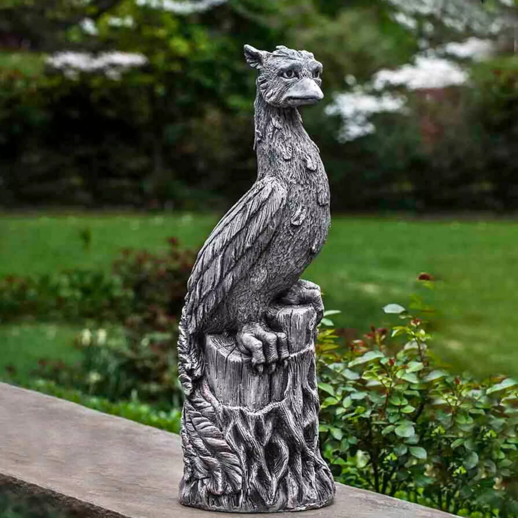 phoenix-concrete-garden-statue-campania-s481 Phoenix Concrete Garden Statue - Campania #S481
