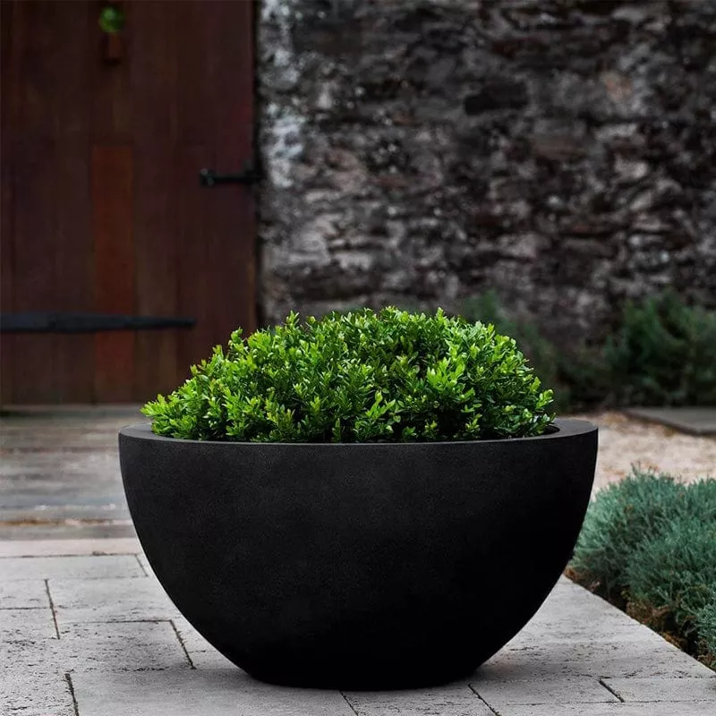 Piccadilly Planter Onyx Black Lite | Lite Collection