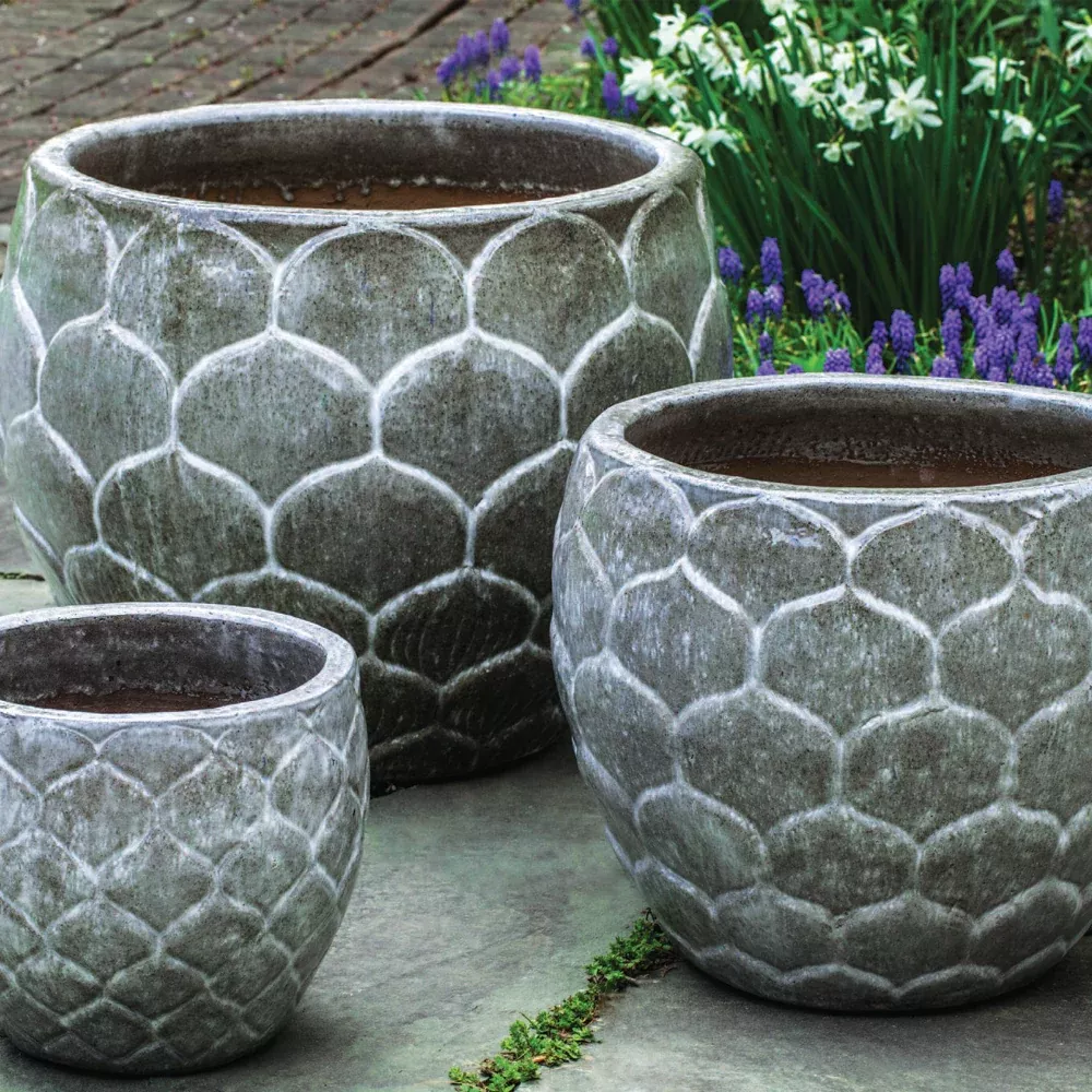pina-planter-set-3-glazed-terra-cotta-collection Pina Planter Set of 3 | Glazed Terra Cotta Collection