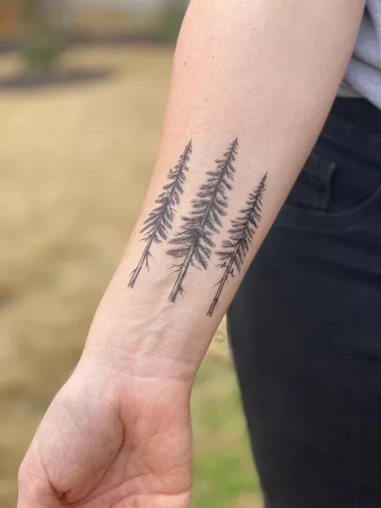 pine-trees-temporary-by-naturetats Pine Trees Temporary by NatureTats