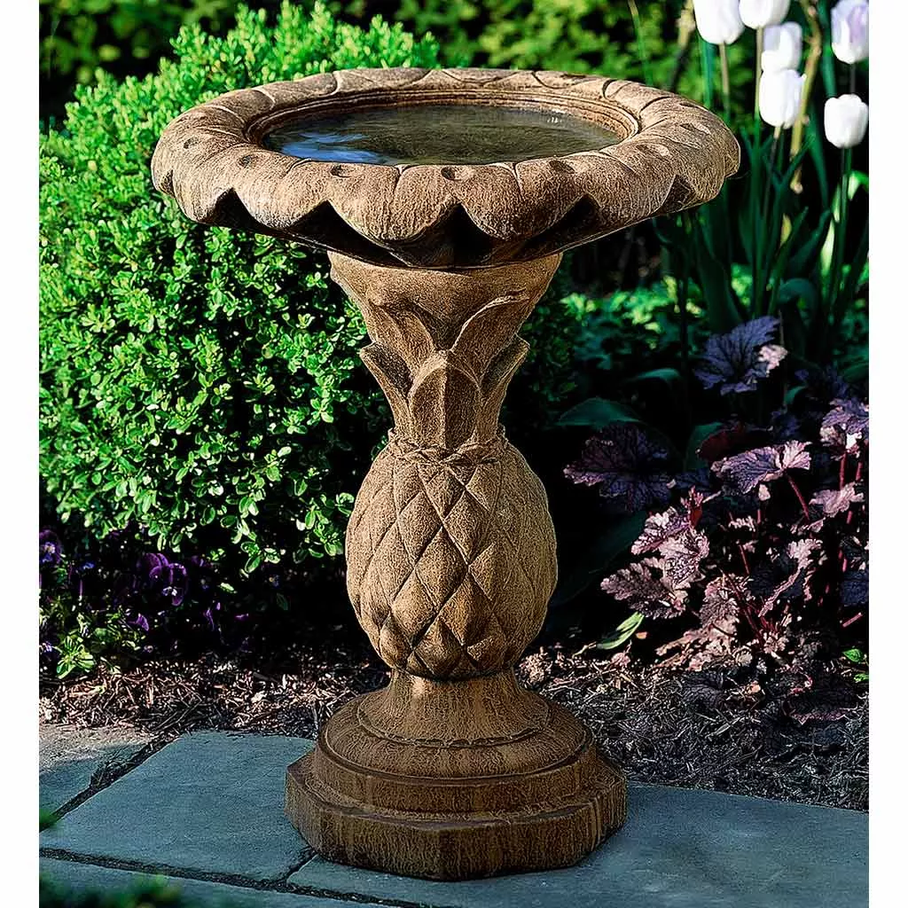 Pineapple Birdbath By Campania International