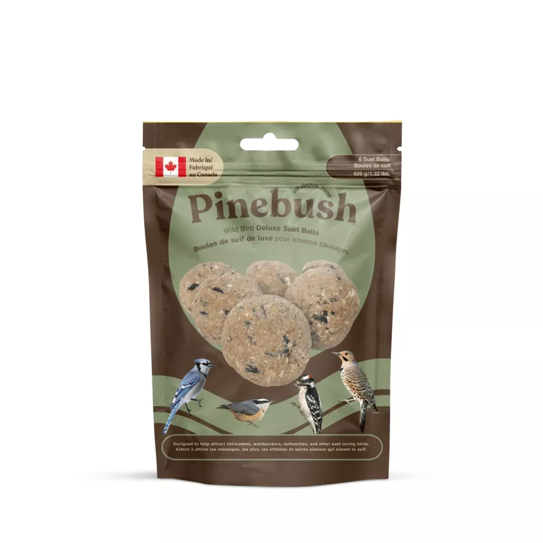 Pinebush Wild Bird Deluxe Suet Balls 6/pk