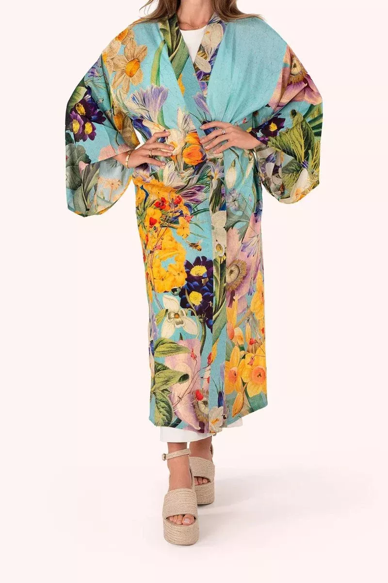 powder-design-kimono-gown-spring-flora Powder Design Kimono Gown Spring Flora