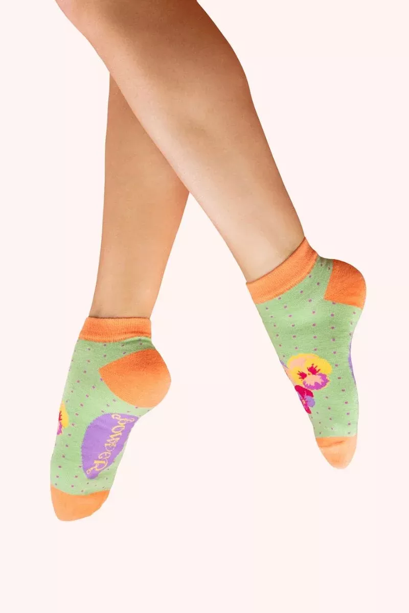 powder-design-ladies-trainer-socks-spring-pan Powder Design Ladies Trainer Socks Spring Pan
