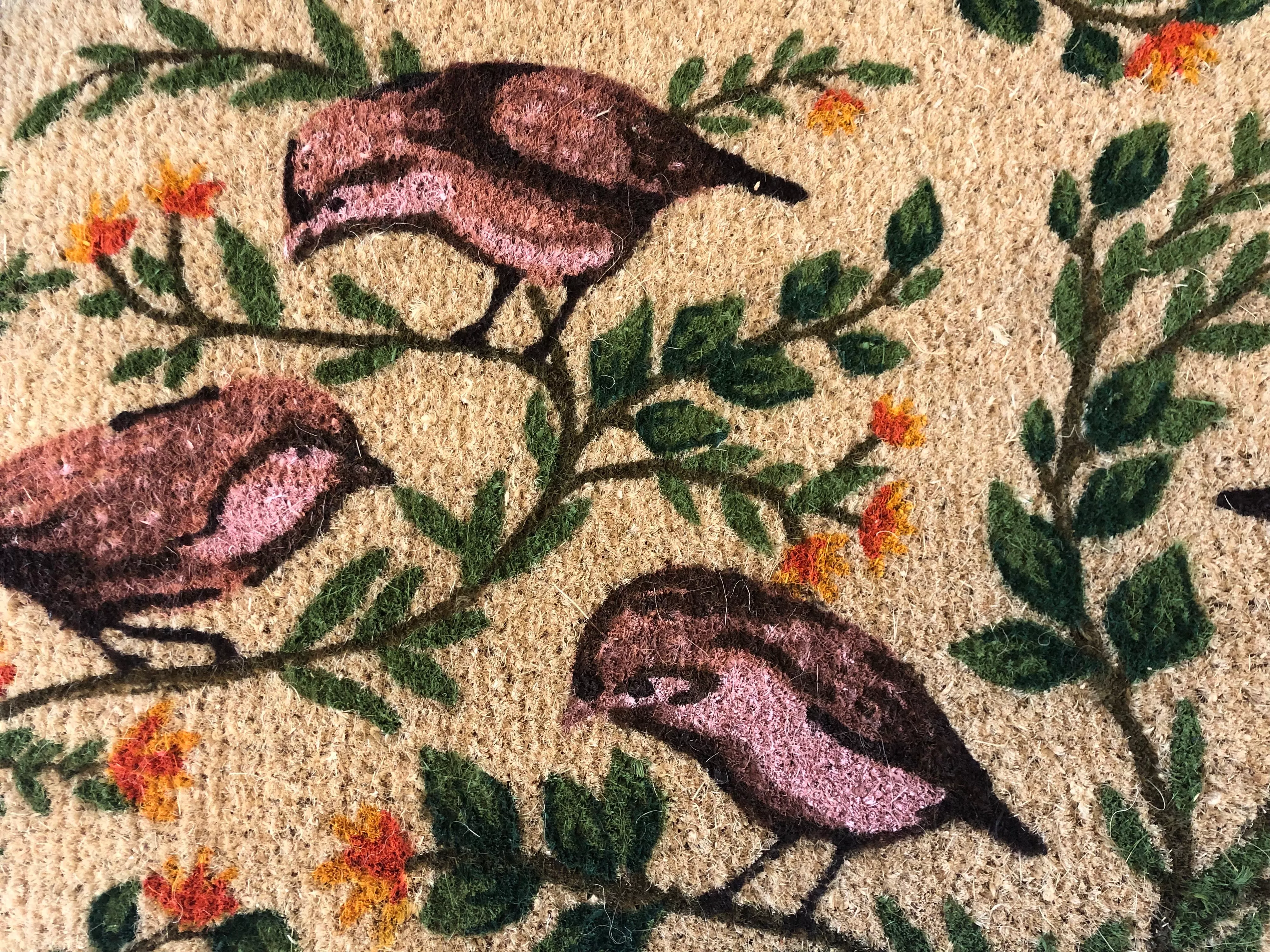 purple-birds-vine-doormat Purple Birds & Vine Doormat