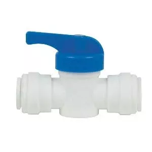 QC inline shut off valve 1/2" QC x 1/2"