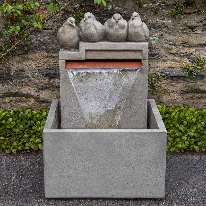 quartet-wall-outdoor-fountain Quartet Wall Outdoor Fountain