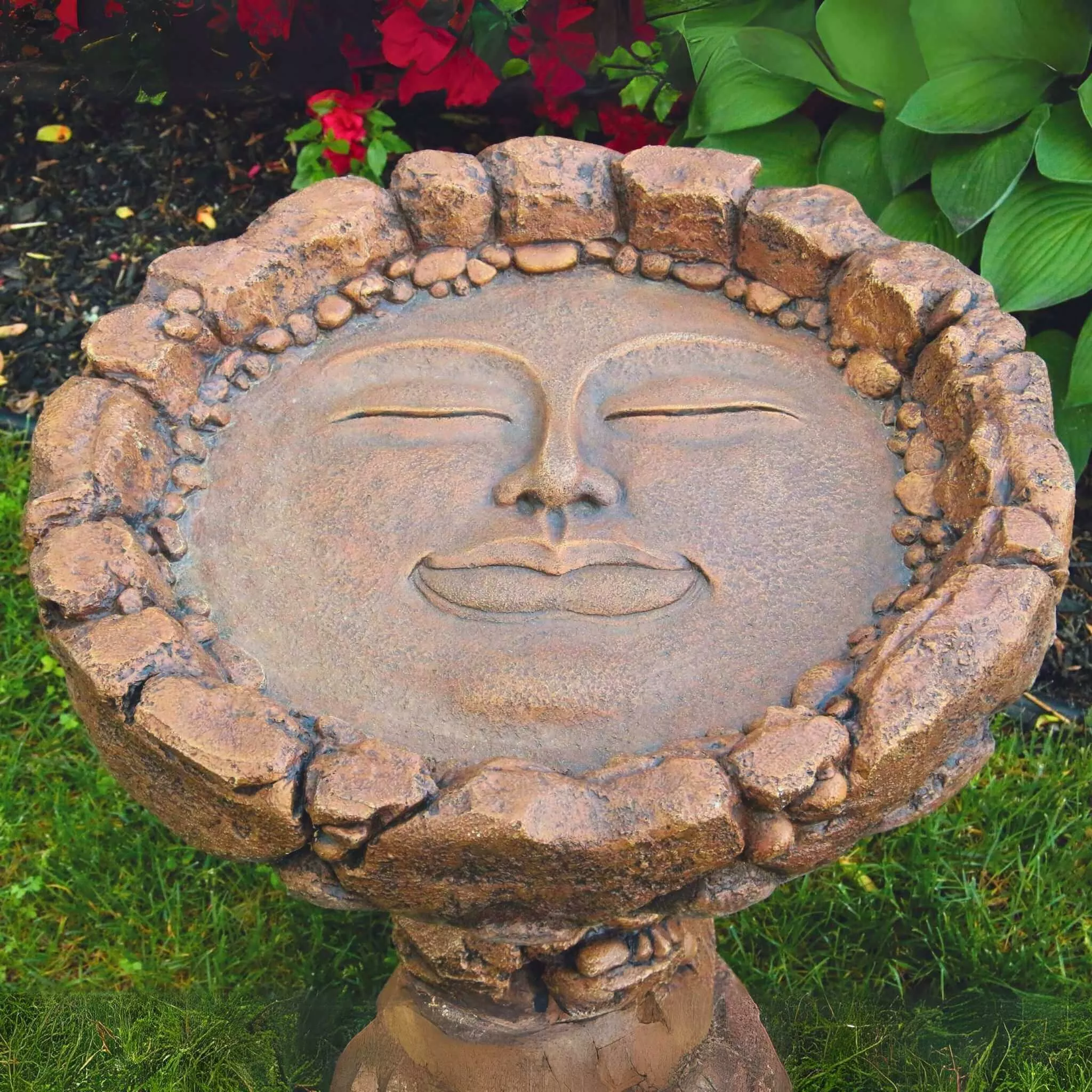 quiet-reflections-1-piece-concrete-bird-bath-massarellis-9747 Quiet Reflections 1-Piece Concrete Bird Bath - Massarellis #9747