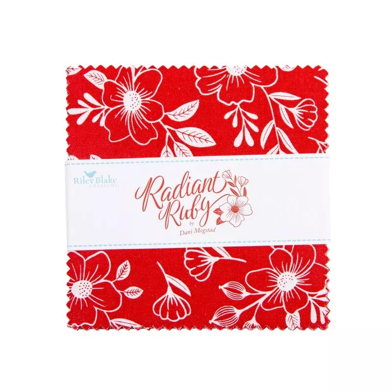 Radiant Ruby 5″ Stacker by Dani Mogstad
