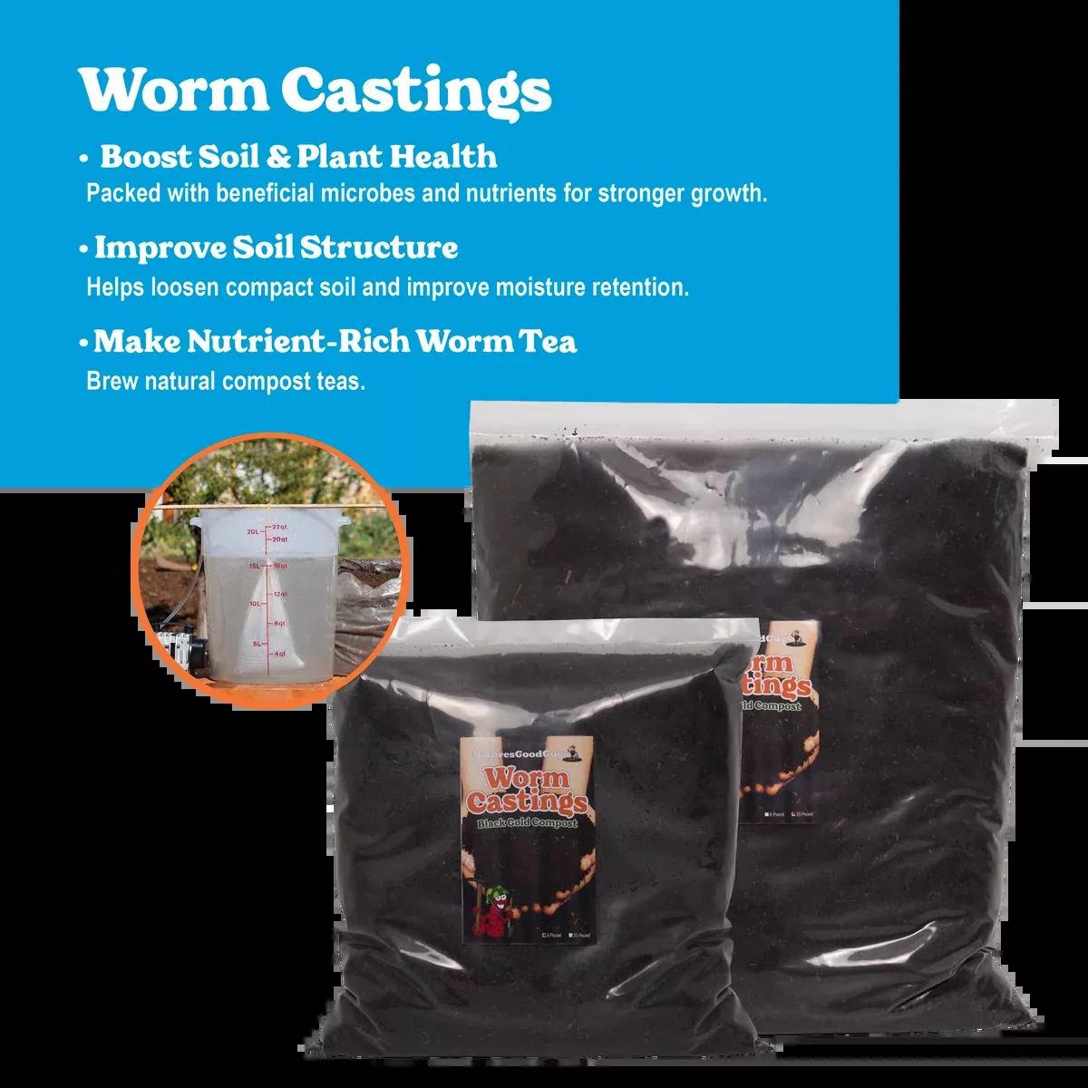 red-wiggler-worm-castings-plant-garden-soil-nutrition Red Wiggler Worm Castings | Plant & Garden Soil Nutrition