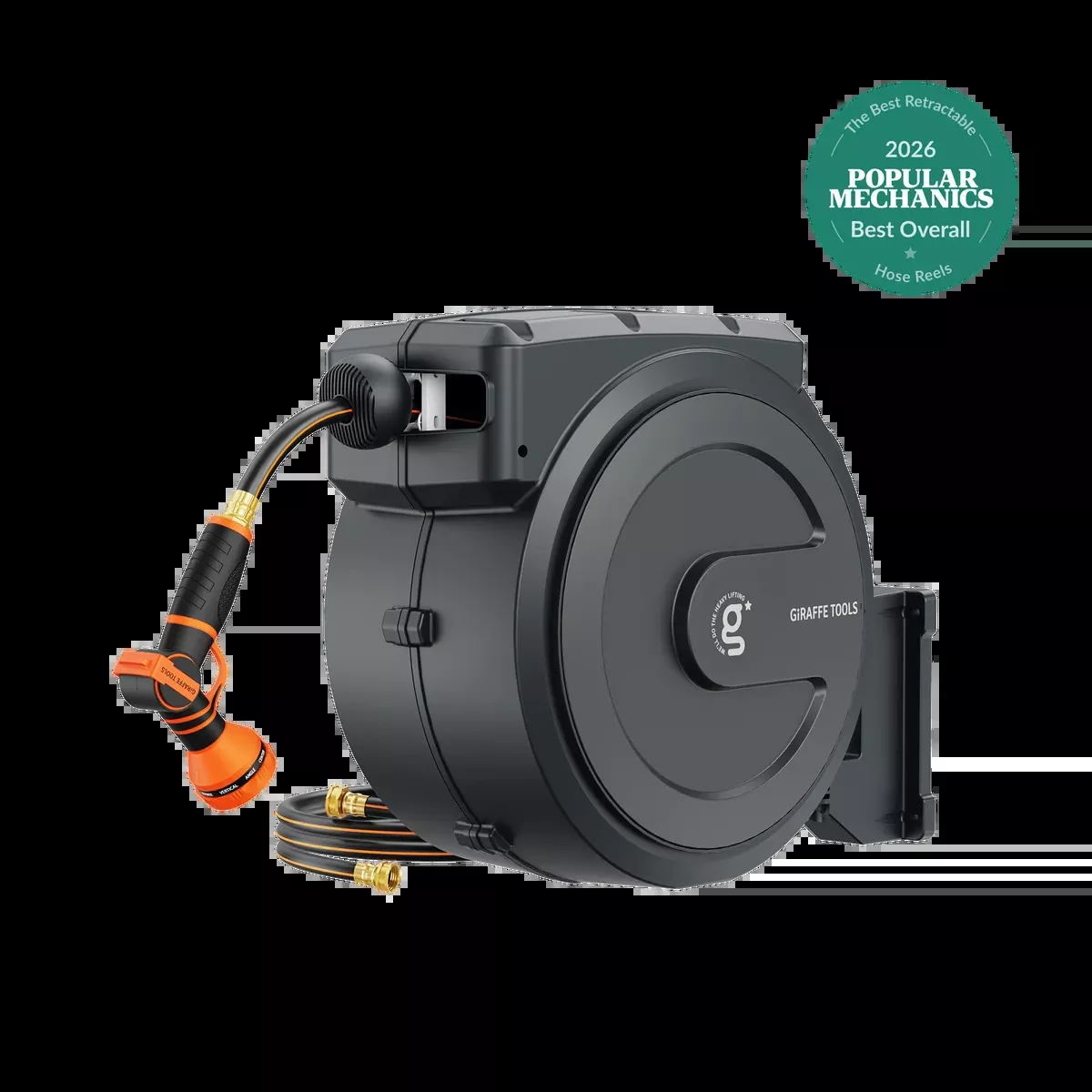 Retractable Garden Hose Reel-1/2in-130ft