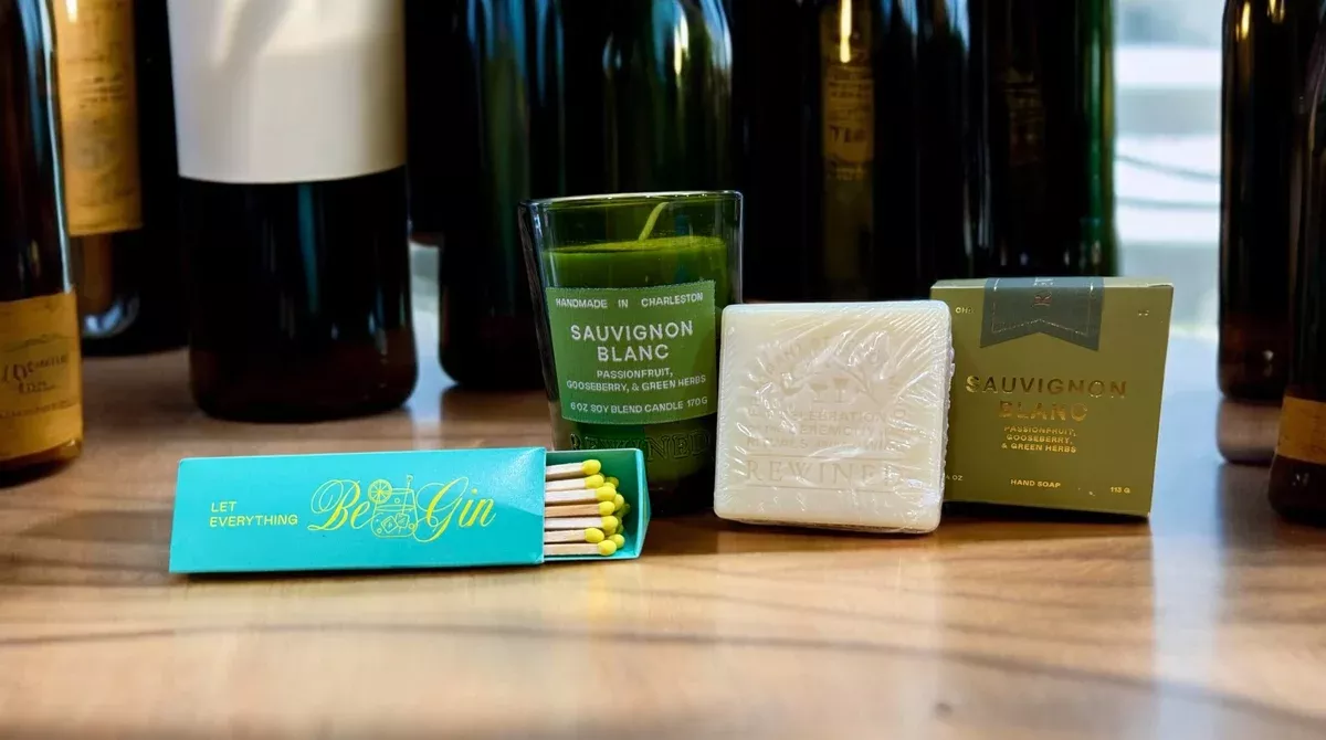 rewined-sauvignon-blanc-candle-gift-set Rewined Sauvignon Blanc Candle Gift Set