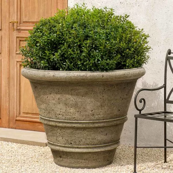 Rustic Rolled Rim 40" Planter by Campania International