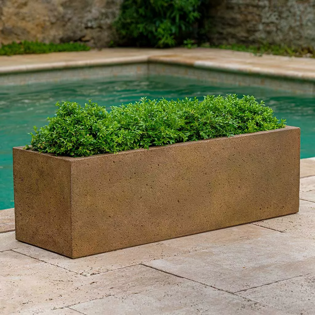 rustic-trough-planter-by-campania-international Rustic Trough Planter by Campania International