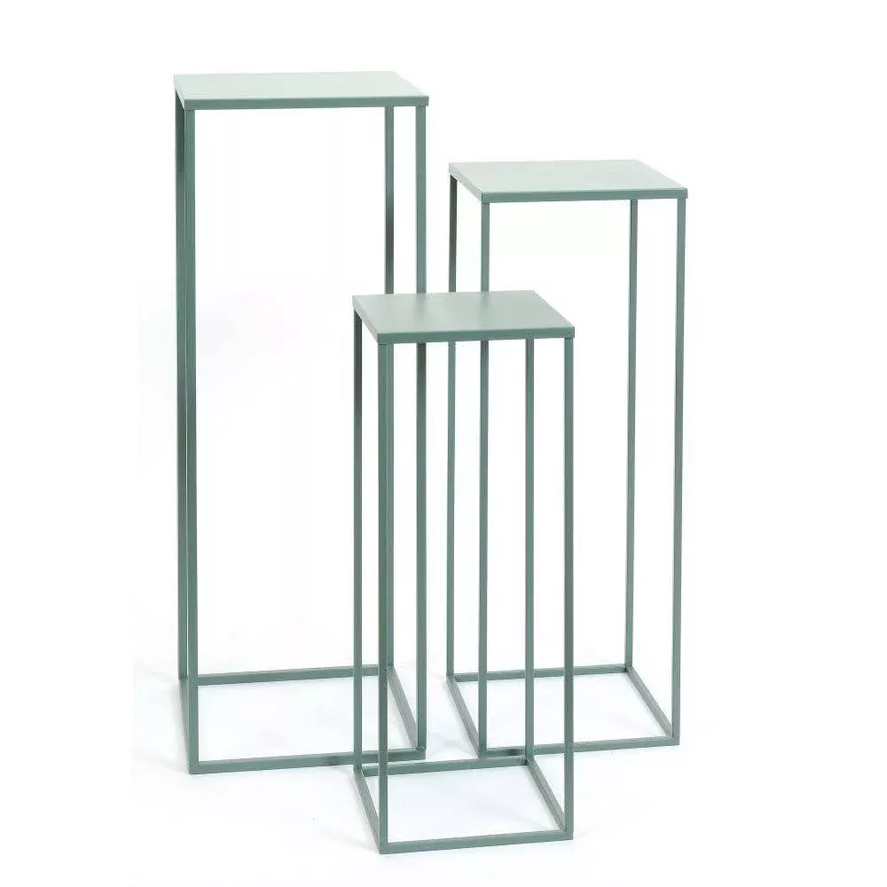 s-3-tall-green-square-metal S/3 TALL GREEN SQUARE METAL