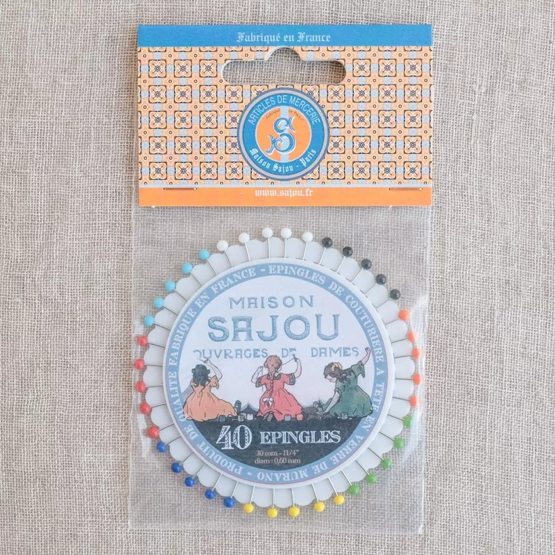 sajou-sewing-pins-glass-head Sajou – Sewing Pins – Glass Head
