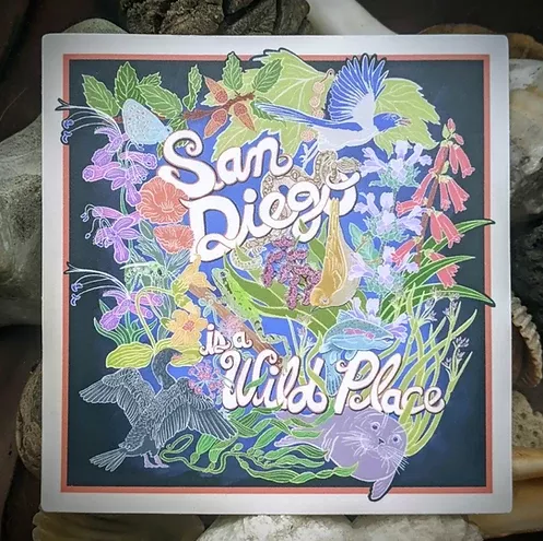 san-diego-is-wild-place-vinyl-sticker San Diego Is A Wild Place Vinyl Sticker