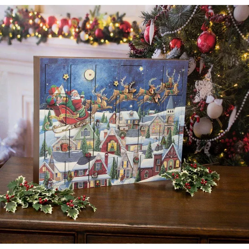 Santa’s Sleigh Musical Advent Calendar