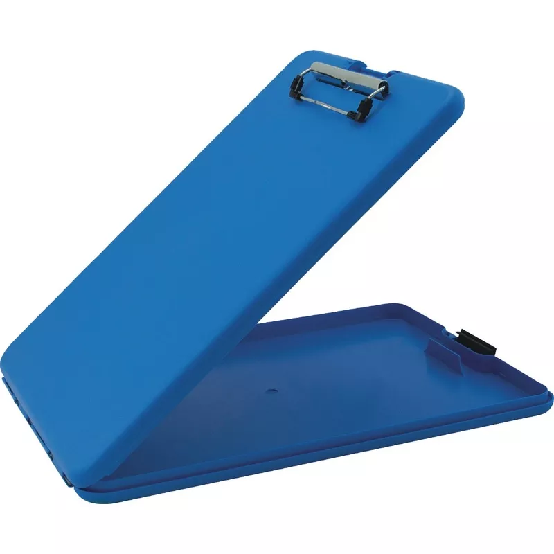 saunders-blue-slimmate-plastic-storage-clipboard Saunders Blue SlimMate Plastic Storage Clipboard