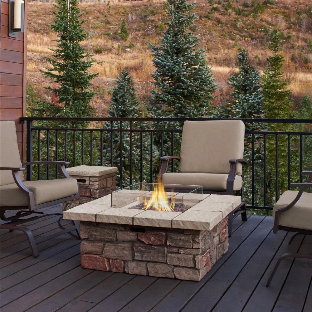 sedona-square-propane-fire-table-in-buff-with-ng-conversion-kit Sedona Square Propane Fire Table in Buff with NG Conversion Kit