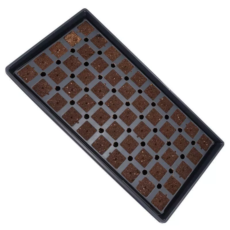 seed-starting-tray-with-excel-plugs-50-cells Seed Starting Tray with Excel Plugs (50 Cells)