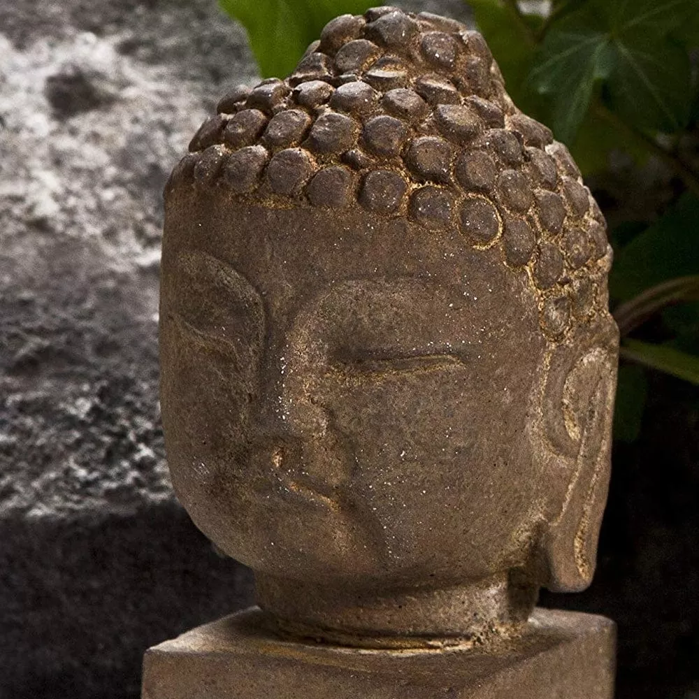 Serene Cast Stone Buddha Statue