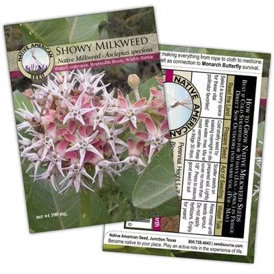 showy-milkweed-seed-packet Showy Milkweed Seed Packet