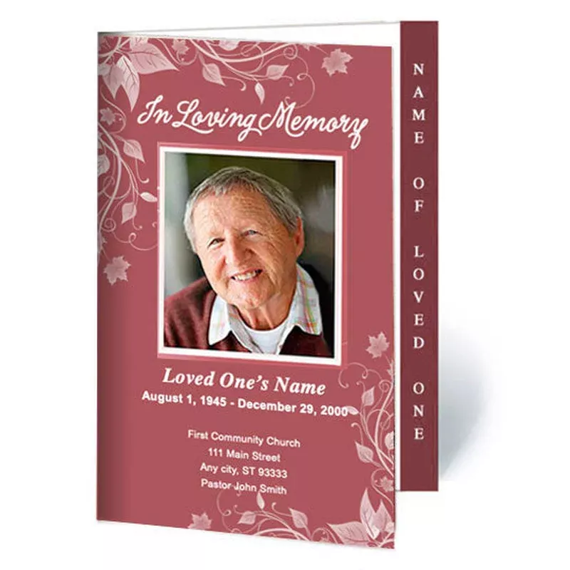 simplier-4-sided-graduated-funeral-program-template Simplier 4-Sided Graduated Funeral Program Template