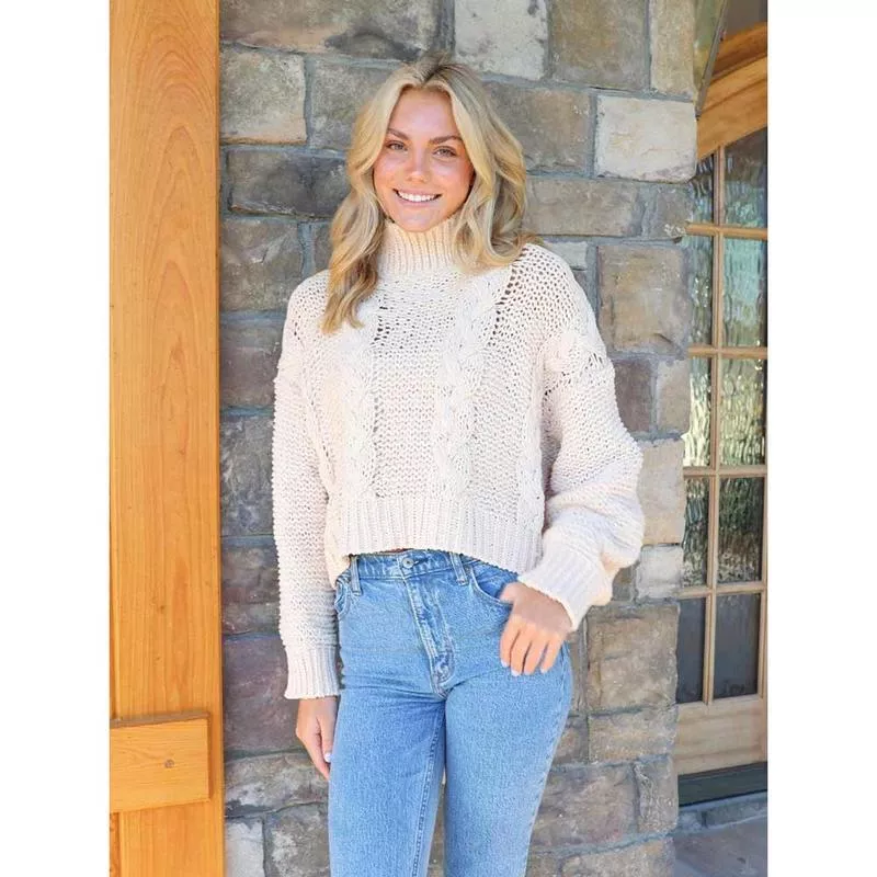 simply-southern-braided-sweater-parch Simply Southern, Braided Sweater, Parch