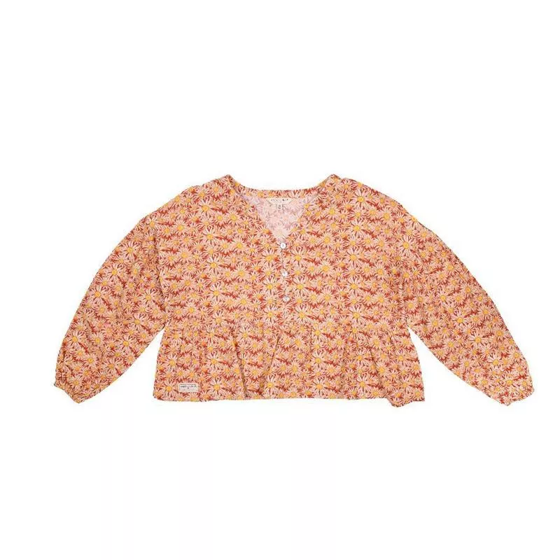simply-southern-sunflower-button-top Simply Southern, Sunflower Button Top