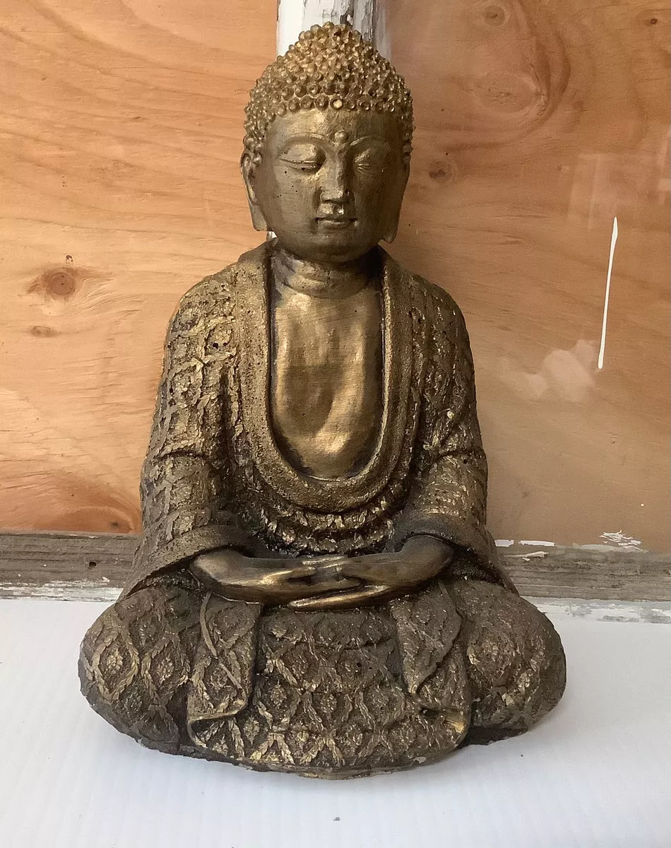 Small Meditating Monk Statue