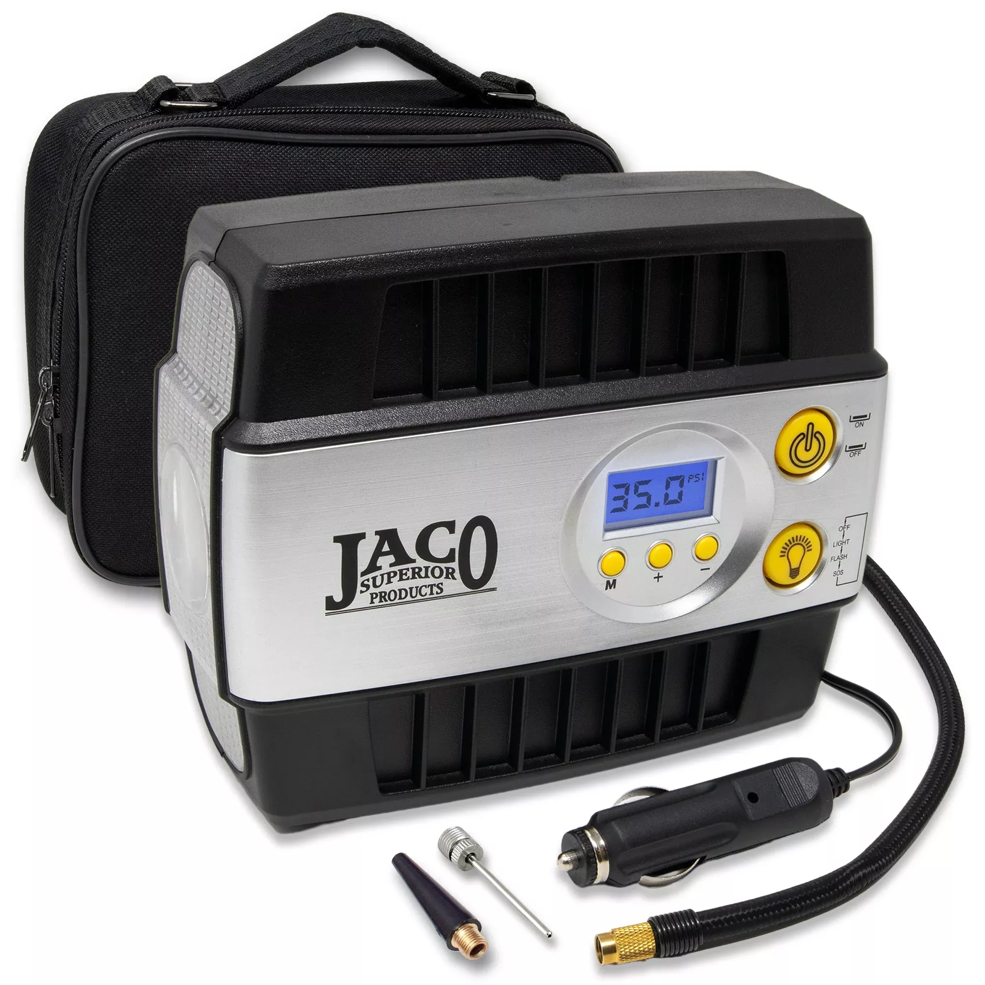 SmartPro™ 12v Digital Tire Inflator Pump - 100 PSI | Portable Tire Air Compressor