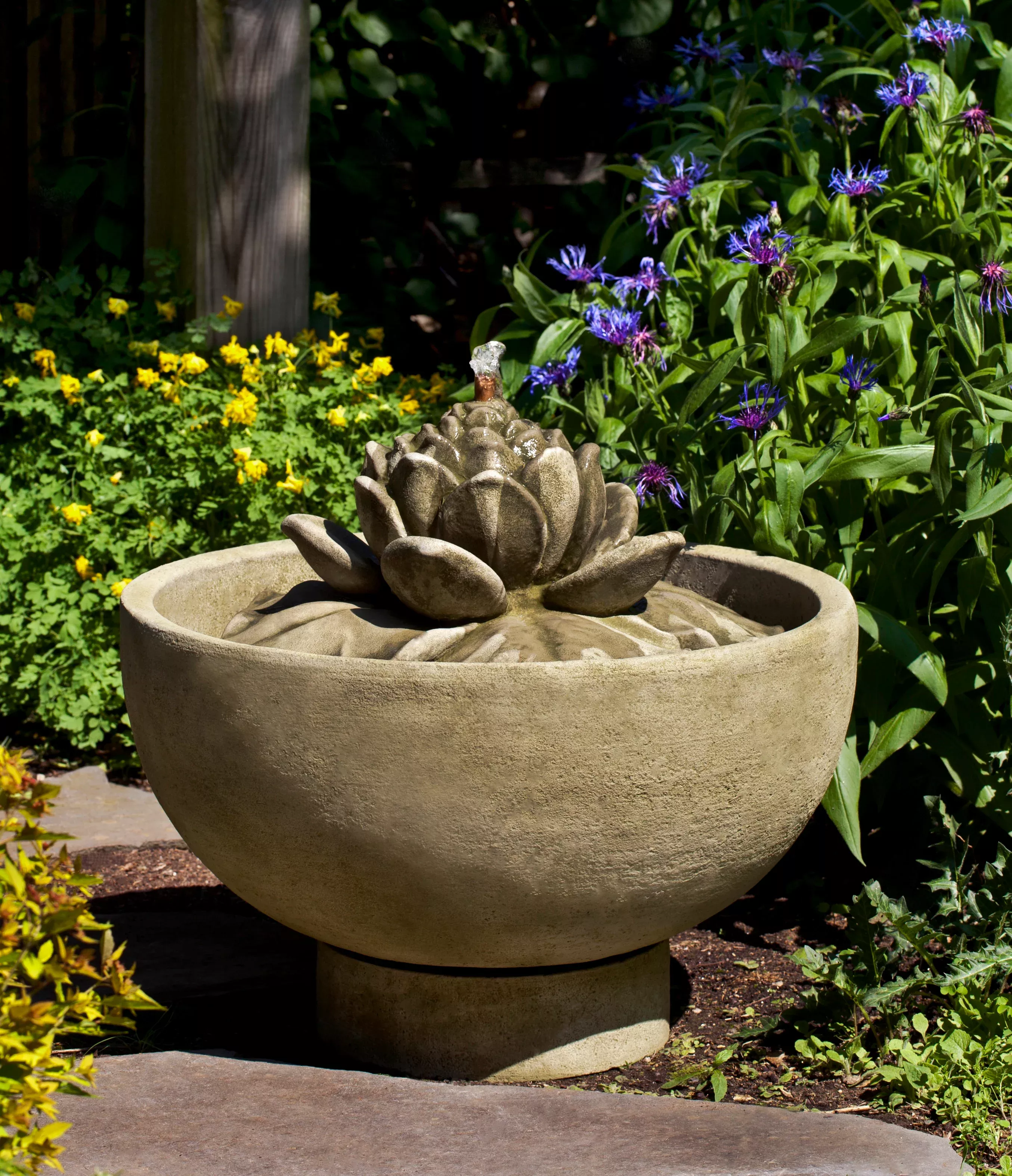 smithsonian-lotus-fountain-by-campania-international Smithsonian Lotus Fountain by Campania International