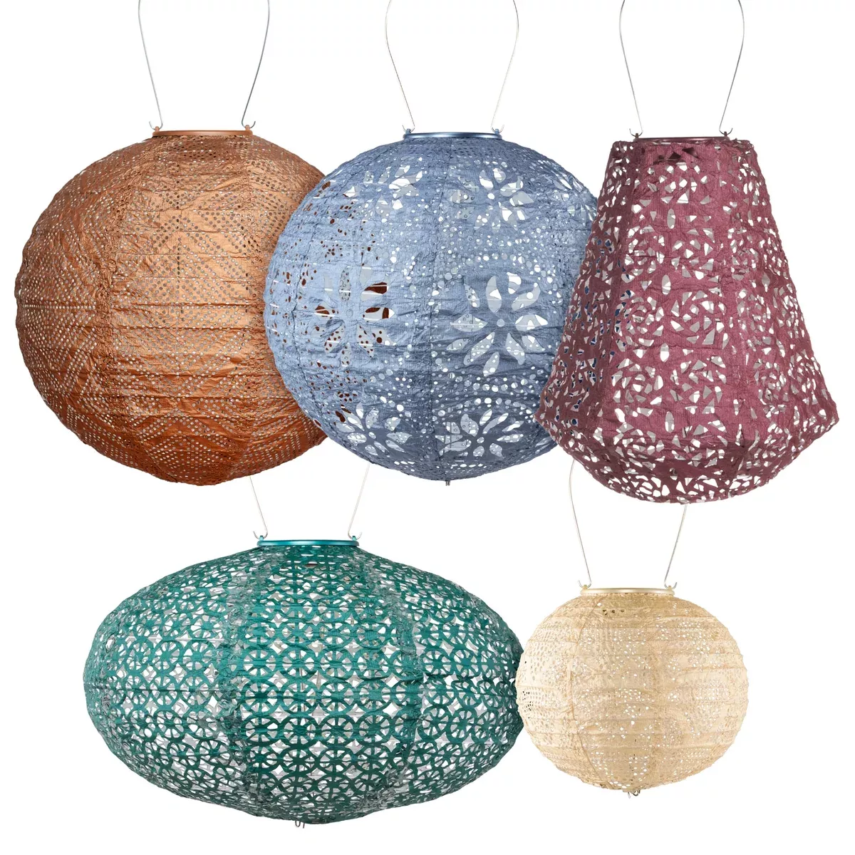 soji-stella-multi-shape-solar-lantern-5-pack Soji Stella Multi-Shape Solar Lantern 5-pack
