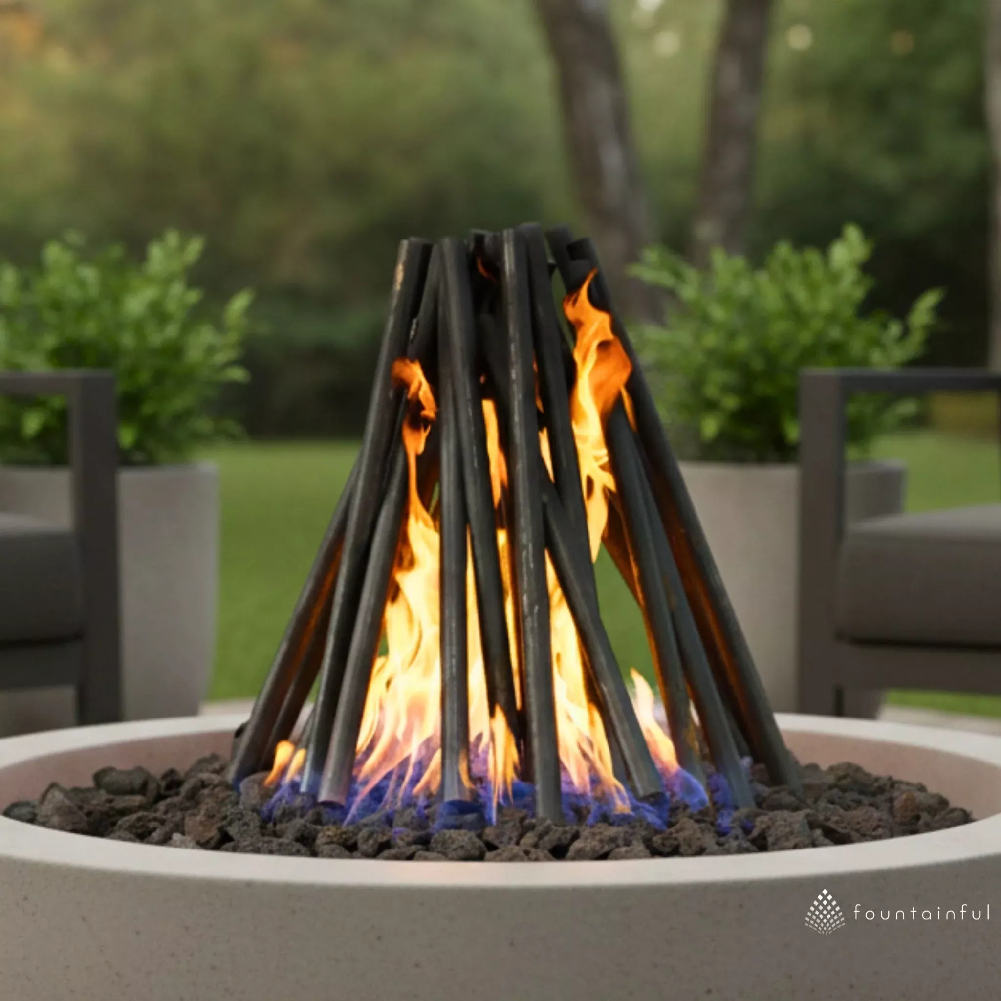 solid-steel-logs-fire-ornament-outdoor-plus Solid Steel Logs Fire Ornament - Outdoor Plus