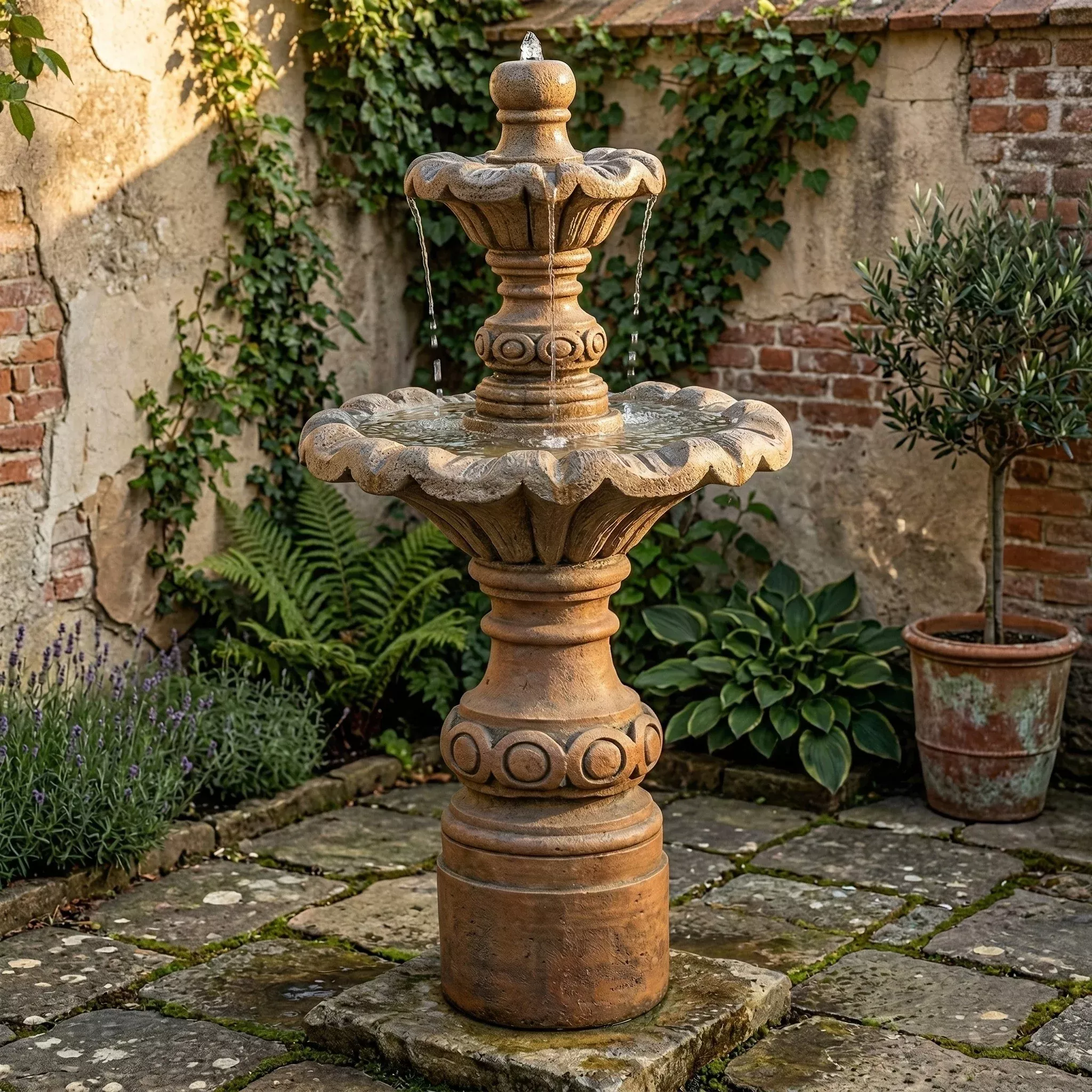 spanish-garden-fountain Spanish Garden Fountain
